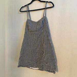 Plaid mini dress